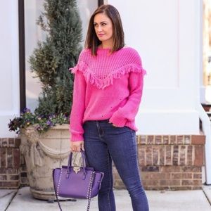Pink sweater